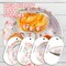 96 Pcs Rose Gold Baby Shower Tableware Set 350 GSM Pink Girl Baby Shower Plates and Napkins Floral Baby Girl for Girl Baby Shower Gender Reveal Party Supplies Serves 24